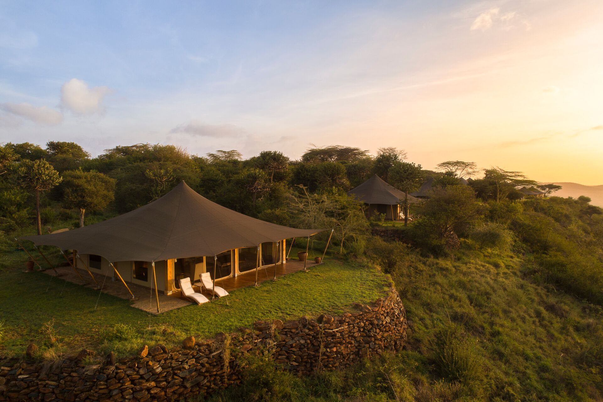 Safari lodge in Kenya
